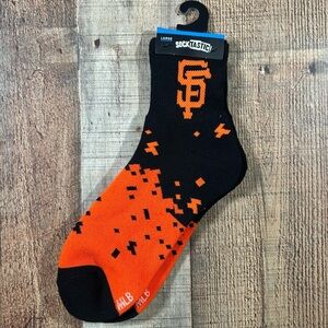 Socktastic San Francisco Giants Crew Socks Large Men 10-13 Baseball MLB